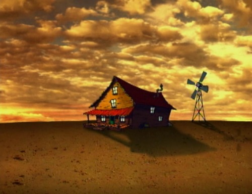 gone-with-the-sin:  I’ve been watching a lot of courage the cowardly dog lately and I’ve been really impressed by some of the art work on this show. I mean look at this shit. This some cool as scenery. 