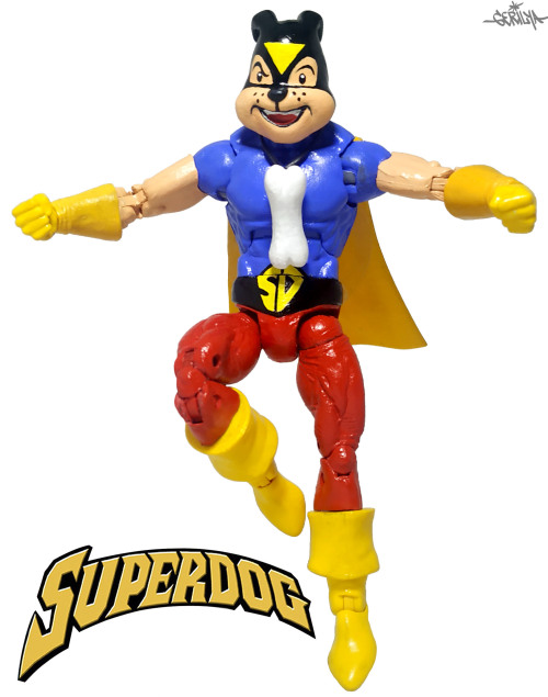 SUPERDOGCustom Action Figure by GerilyaCharacter by Christian del Cruz and artist Roni Escauriaga f