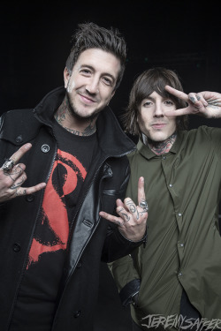 jeremysaffer:  Austin Carlile and Oli Sykes