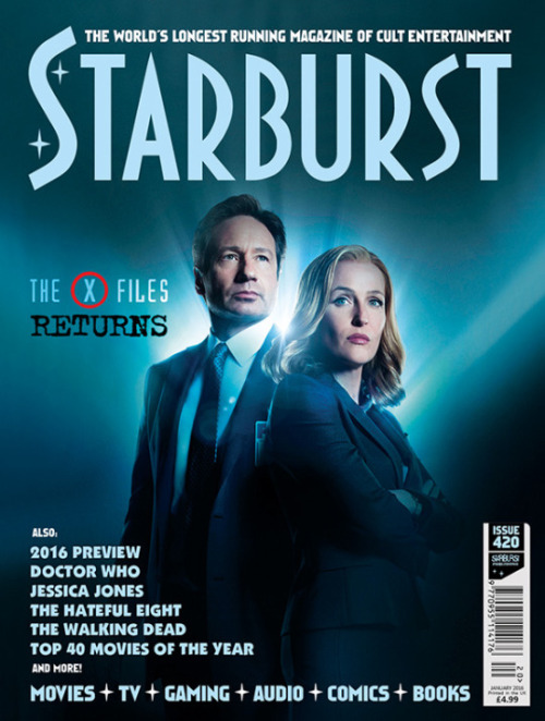 #TheXFiles STARBURST Magazine covers. #DavidDuchovny #GillianAnderson