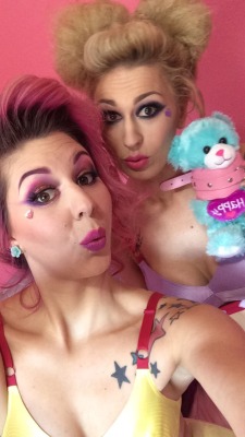 Annaleebelle:  Awesome Shoot With Loulou D'vil And @Radiant-Inc Yesterday!   Makeup: