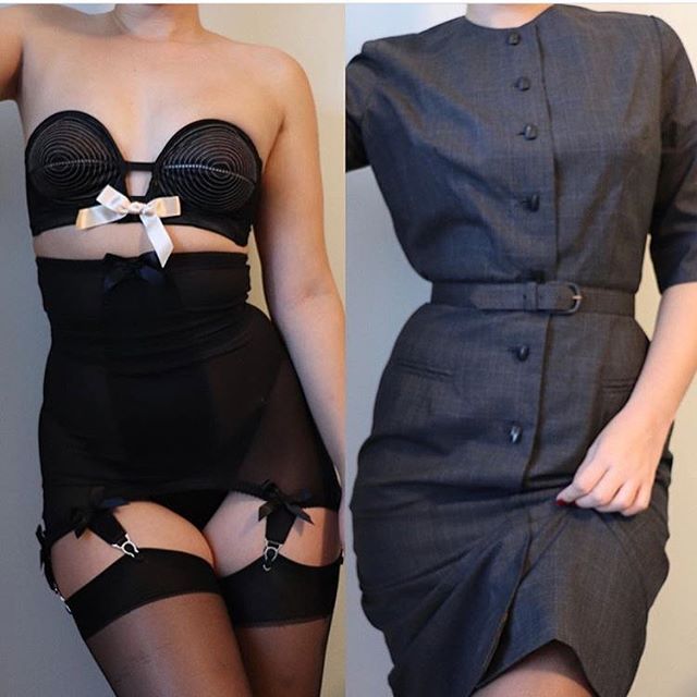 kissmedeadlier:  Loving this underpinnings shot from the fantastic @olivia_wk! That’s