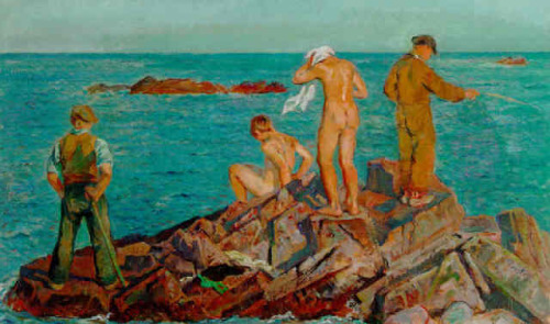 Le bain, 1931 par Torsleff