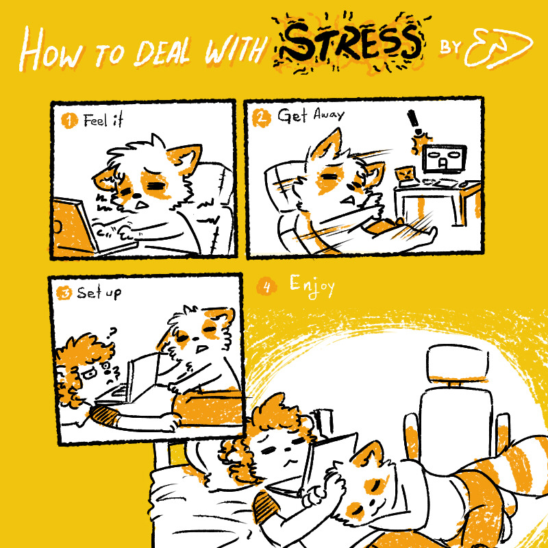 coonblr:  HOW TO DEAL WITH STRESS by END Sometimes when i’m stressed by work or