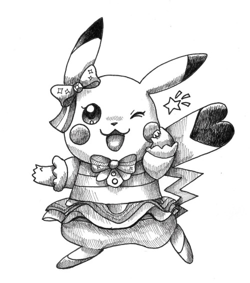 Inktober/PokéHalloween &ndash; Favorite Cosplay PikachuPop Star Pikachu is so adorable~