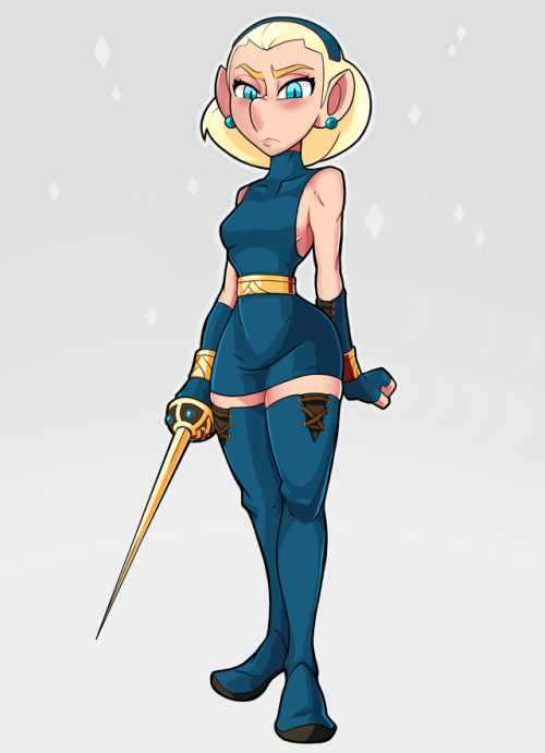 CALLIOPE PENDRAGON✧･ﾟMy DnD character, Calliope! She’s a prim and proper half-elven bladesinger who 
