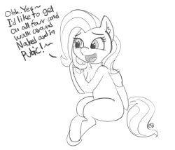 30minchallenge:Such a lewd girl that Fluttershy!(Heh,