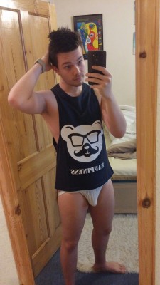 muzzmansblog:Boyfriend bought me the Barcode Berlin tank I’d wanted since forever. XXL outfit basically complete 😊🐻