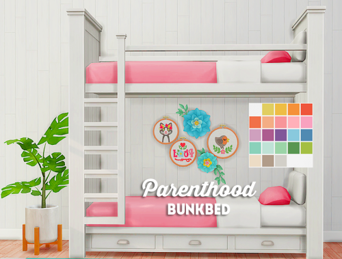 [ts4] Brohill Parenthood bunkbed - recolorToday I have another bunkbed-recolor to share with you Big