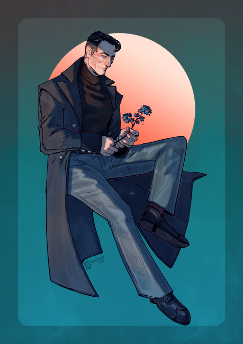 Commission For Tara Of Oleg And His Forget-me-nots Commission Info In The Source Below
