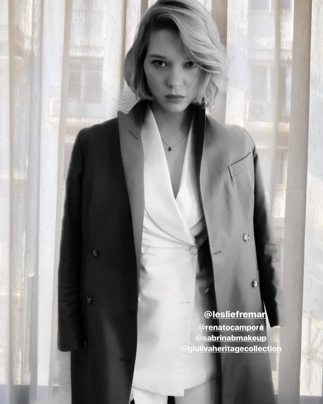 Léa Seydoux In Louis Vuitton @ @ Jurors Protest At The 'Girls Of