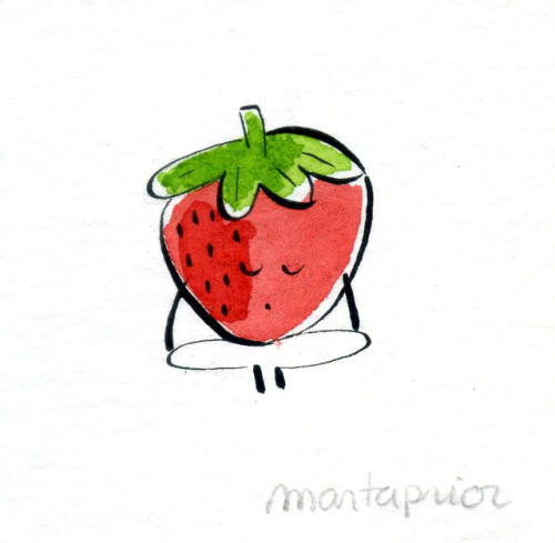 Strawberry meditation. Working with the Muladhara, the first chakra.With the mantra: LAM