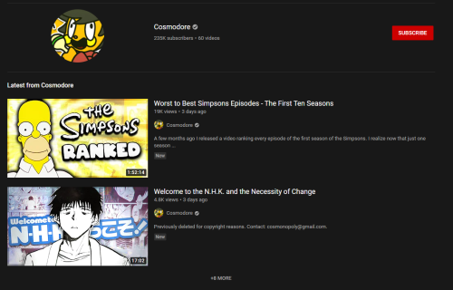 So… Cosmodore has come back. He’s becoming the Animation Reviewer’s Toon.Also, this video might be w