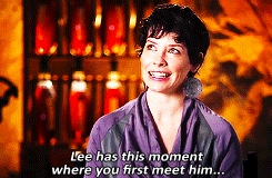 Evangeline Lilly talking about Lee Pace