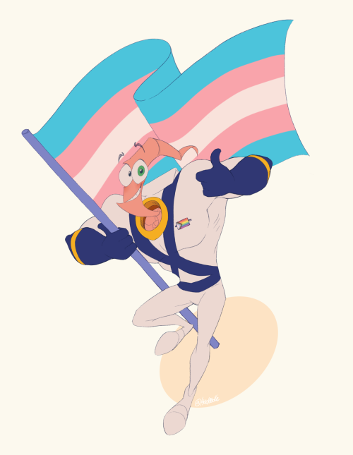 My Request That I Thought Very Carefully About, Would Be Earthworm Jim A Pride Flag, For Pride Month