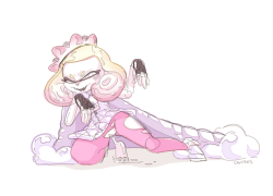 cavitees:Pearl on her throne ✨✨✨ ;9