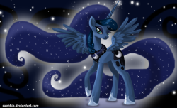 epicbroniestime:  Princess Luna by ~Suahkin