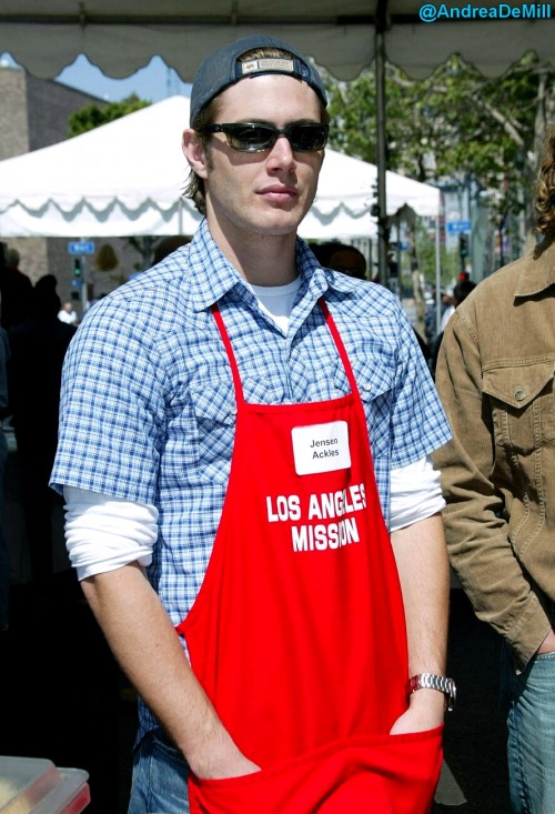 andreademill:   Jensen Ackles at the Los Angeles Celebrities Mission (19.04.2003) Part 1 and 3