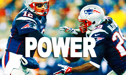 lolpats:  Get on board or get out the way of these Patriots! pottsisstarksheart:  The Patriots’ 6 rushing TDs tonight rank 2nd in NFL postseason history [x] 