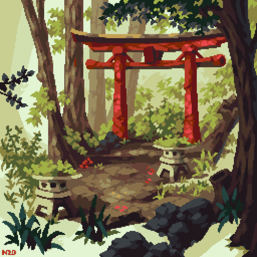  Environment sketches I - Tori Gate 