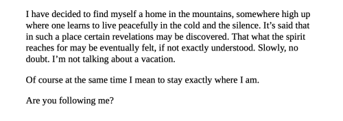 I Have Decided By Mary Oliver