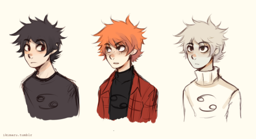 I was trying to draw some humanstuck Karkat but I just can’t pick one headcanon ahh