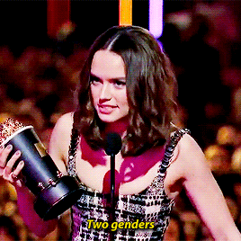 beneffleck:Daisy Ridley wins Best Breakthrough Performance at the MTV Movie Awards