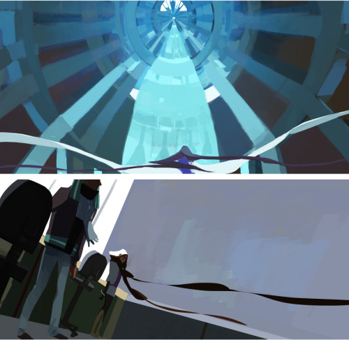 seventypercentethanol:  nameless and the scientist; the sky is a hollow sea 