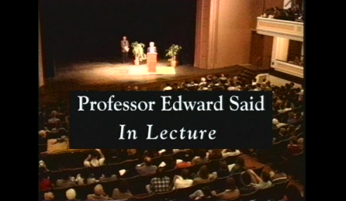 (1998) ME Edward Said Lecture: The Myth of the Clash of Civilzations