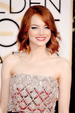 Emma Stone at the 72nd Annual Golden Globe Awards