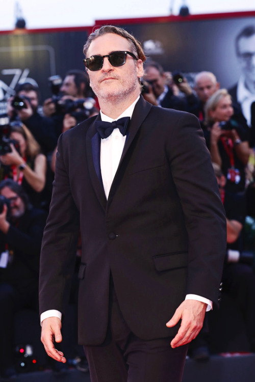 awardseason:76th Venice International Film Festival, Italy“Joker” screening — August 31, 2019JOAQUIN