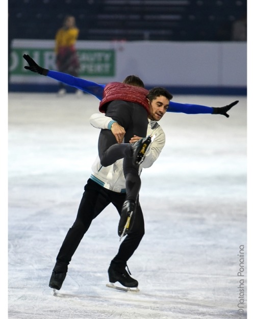 ohminah:  More Javi and Deniss at the Europeans 2019 gala pratice (Pictures are from @ponarushka on instagram)