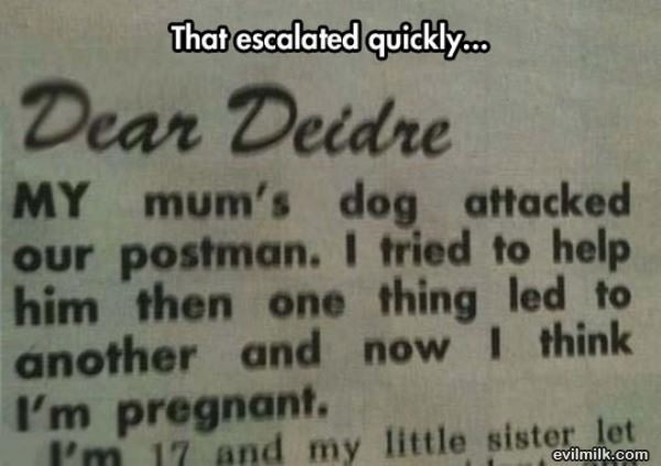 &hellip;.. oh my.