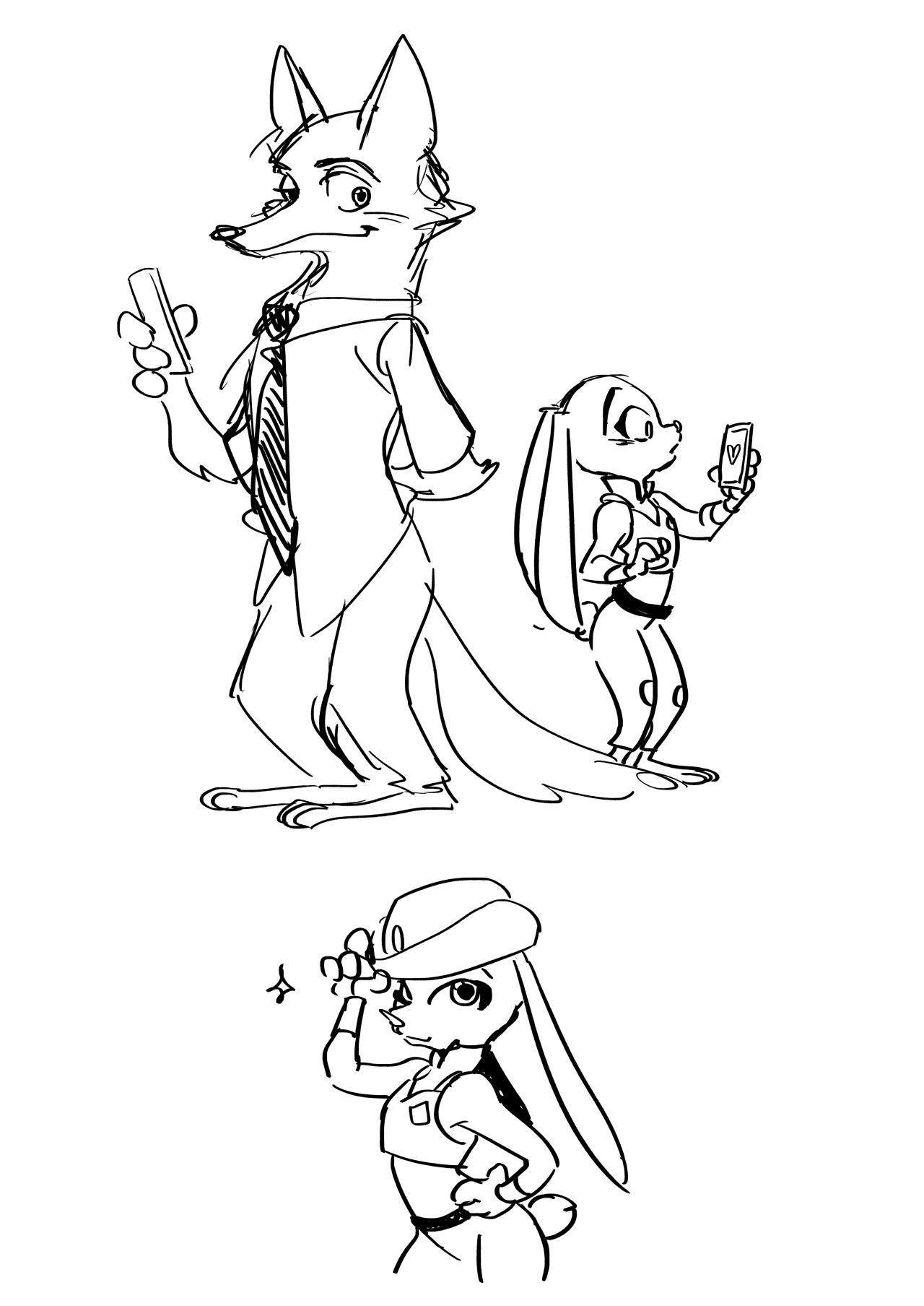 dconthedancefloor:  some doodles 