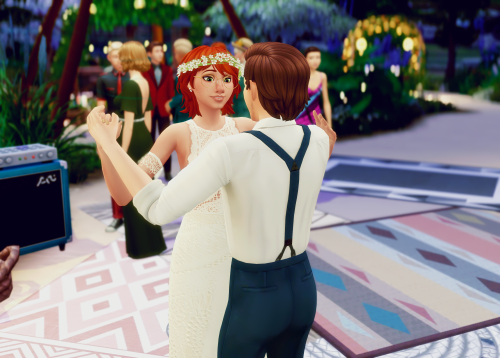  Darcy: You fell! Taffy: You dropped me! Twas an epic first dance.  Darcy: Come on, everyone! Weddin