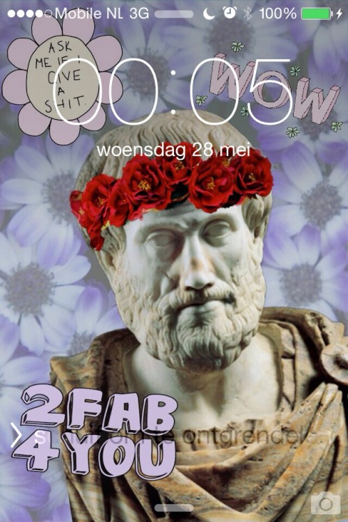 life-of-a-latin-student:Got the most fabulous wallpaper ever Ovid, you fancy.