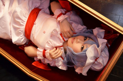 hot-cosplay:  Beautiful Remilia Sacrlet from