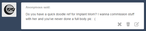 theycallhimcake:  There ya go, in all her doodly, sketchy, balloon boob-having glory.