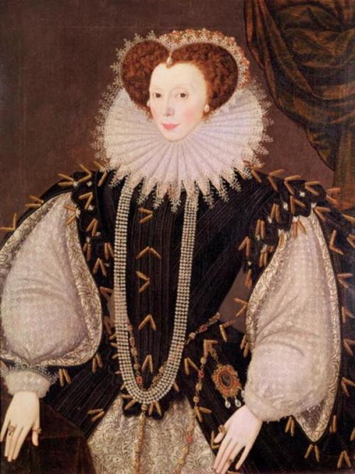 Elizabeth Sydenham, Lady Drake by George Gower, 1585