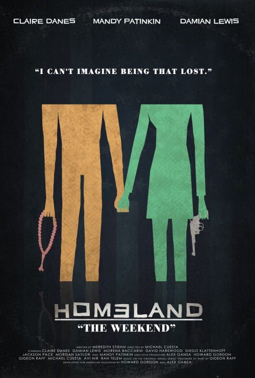 Homeland episodic posters. Season 1, part 1. More coming soon! View more graphic design and film pos