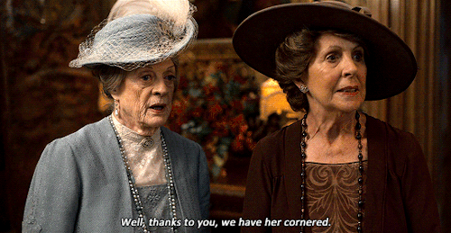 filmtv: Dame Maggie Smith as Lady Violet Crawley in Downton Abbey (2019)