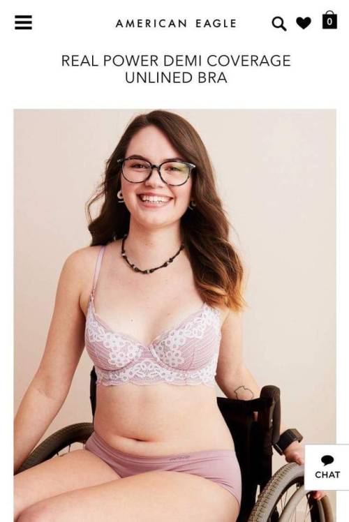chroniclingmychronic:Disability and Chronic Illness Representation and Inclusivity! Way to go Aerie/
