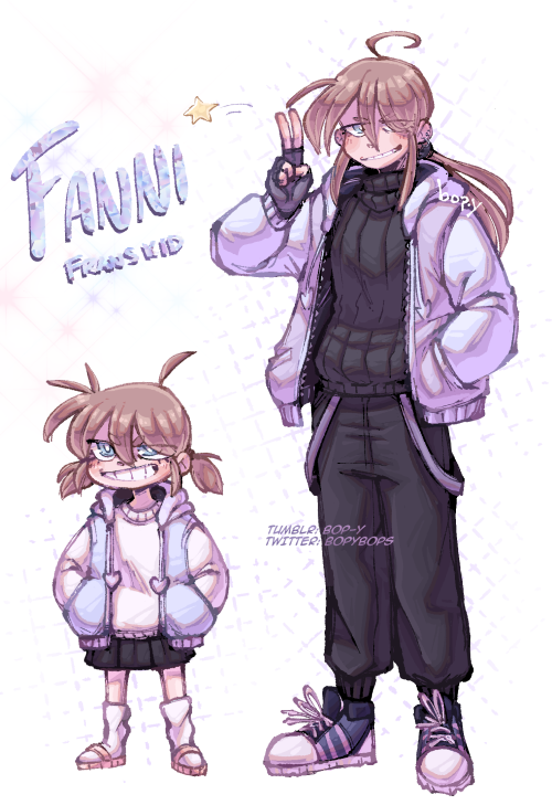 Redrew my Frans kid Fanni man it’s been so long since i drew her