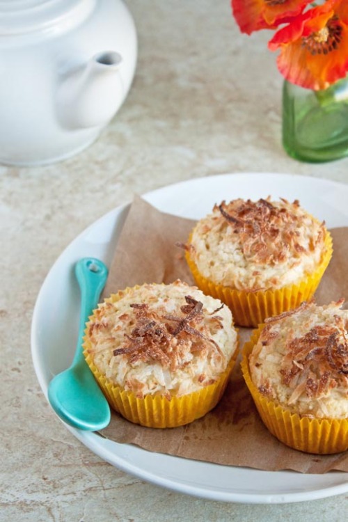 hoardingrecipes:Double Coconut Crunch Muffins