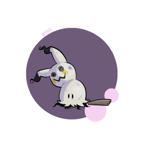 mametyramon: day 154: mimikyu busted form