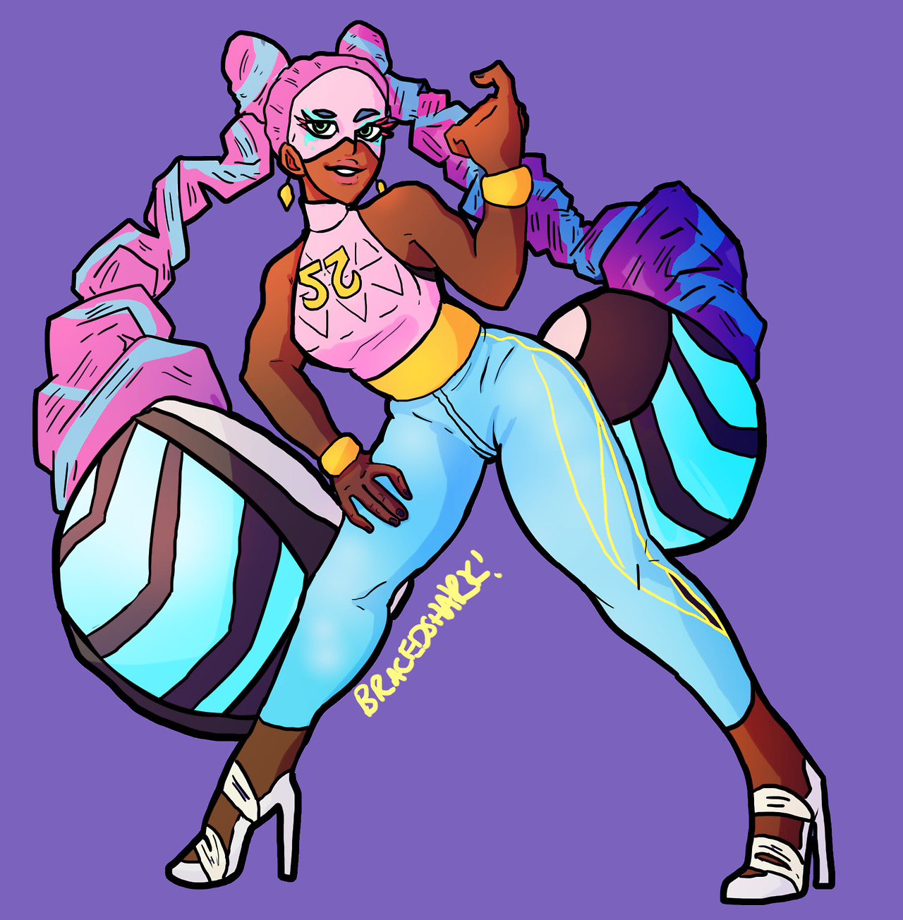 bracedshark: Twintelle won the twitter poll! (follow me on twitter here so you can