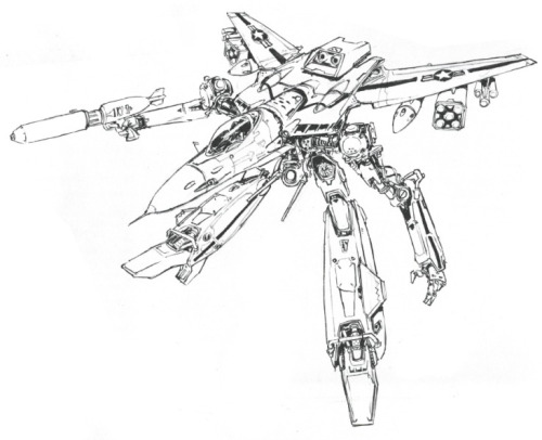 jump-gate:  Macross VF-0 by:  Emerson Tung    