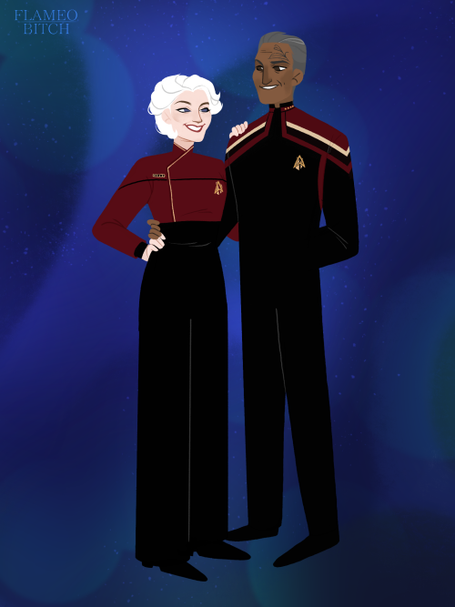 CHAKOTAY AND KATHRYN JANEWAY!!!!!