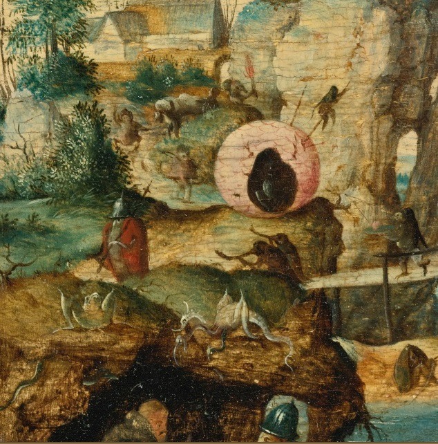 blackpaint20: #Follower of Hieronymous Bosch, detailsThe Temptation of Saint Anthony