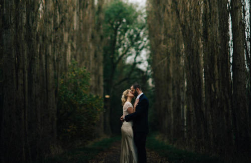 ido-weddings:  (via Bride in a Satin & Lace Wedding Gown by Sabina Motasem for a vintage glamour family orientated wedding with a hint of outdoor Italian Riviera decor. | Rock My Wedding) 